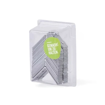 Afbeelding van Alberts 339470 Stoelhoek elektrolytisch geel verzinkt 40 x 15 mm set van 50