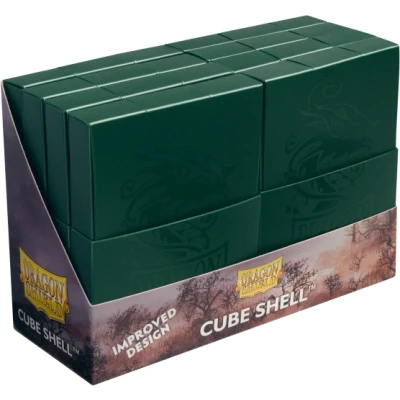 Afbeelding van Dragon Shield Cube Shell Forest Green (8 stuks)