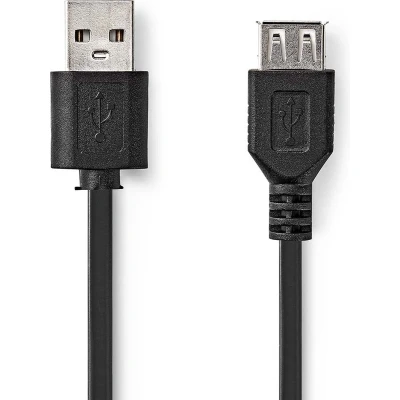 Afbeelding van USB verlengkabel 3 meter 2.0 (100% koper)