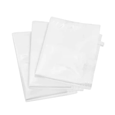 Afbeelding van Wenko 52630100 Vacuümzakkenset, 6 delige set, ruimtebesparende vacuüm kledingopslag, polyethyleen, 3 x (55 90 cm) + (80 100 cm), transparant