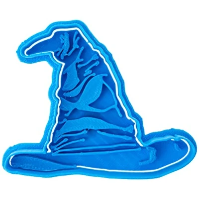 Afbeelding van Cuticuter Huts Harry Potter uitsteekvorm, blauw, 8 x 7 1,5 cm