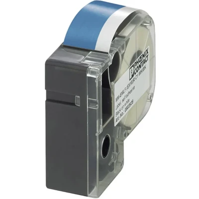 Afbeelding van Phoenix Contact 803945 MM EMLF (EX10)R C1 BU/WH Etiketten voor thermotransferprinter Montagemethode: Plakken Blauw, Wit 1 stuk(s)