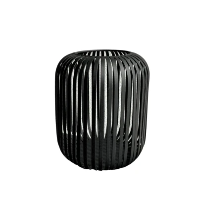 Afbeelding van STILL Lantaarn Windlicht Ijzer Zwart 23x20 cm