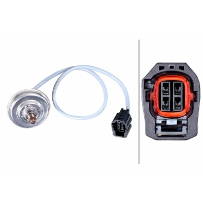 Afbeelding van HELLA 6PA 358 229 041 Lambdasonde Verwarmd MAZDA: 2 Hatchback (DE, DH) 1.3, 1.5, 1.5 MZR, 1.3 BiFuel 2007 2015