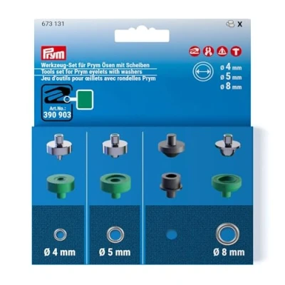 Afbeelding van Prym 673131 oog gereedschapsset met sluitringen