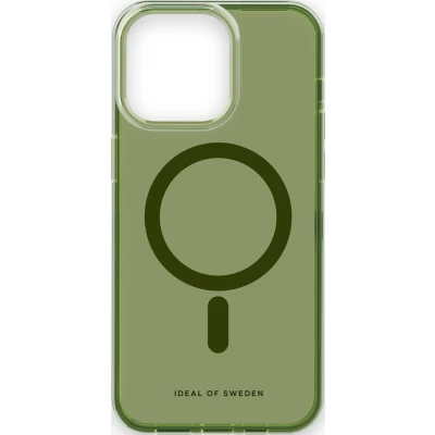 Afbeelding van iDeal of Sweden Clear Case MagSafe iPhone 15 Pro Max Khaki