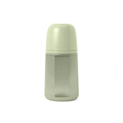 Afbeelding van Suavinex Essence Green Medium Flow 240 ml Silicone Fles SXSEX20081184