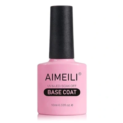 Afbeelding van AIMEILI Base Coat Gel Nagellak UV LED Gellack Soak Off Glanzend voor Nagels Nail Art Manicure 10ml