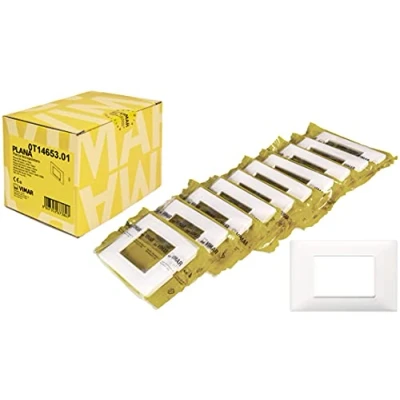 Afbeelding van Vimar Plana 0T14653.01 frame 3 voudig technopolymeer, 10 stuks, wit