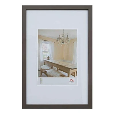 Afbeelding van walther design Fotolijst grijs 21 x 29,7 cm (DIN A4) Documentlijst Pepers Houten BP130D