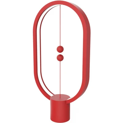 Afbeelding van Designnest Heng Balance Lamp Ellipse Red Plastic