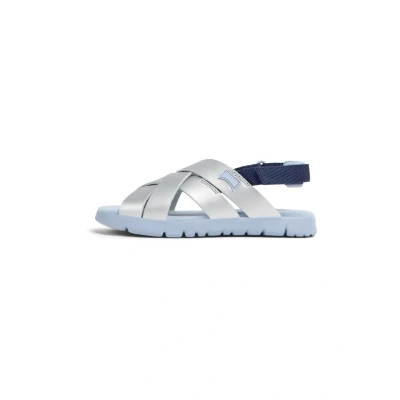Afbeelding van Camper Oruga Sandalen voor kinderen, Maat: 26, Silber Leer