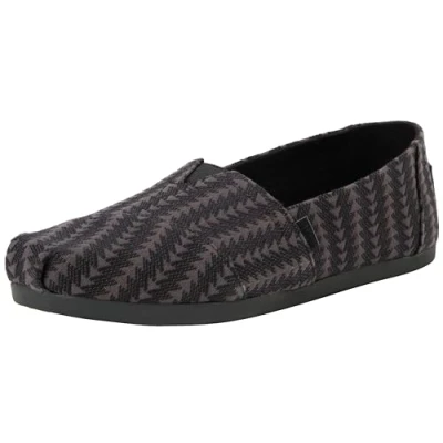 Afbeelding van TOMS Dames Alpargata CloudBound Loafer Flat, zwart driehoek geweven, 6.5 UK, Zwarte 39 EU