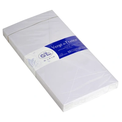 Afbeelding van Envelop G.Lalo bank DL 110x220mm gegomd gevergeerd wit