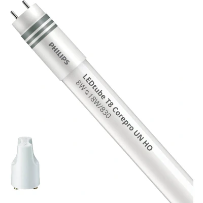 Afbeelding van Philipsilips led buis tweekneeps frost g13 8w 850lm 3000k 40ma straling 240graden wit ip20 dxl 28x600mm 78277100
