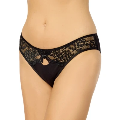 Afbeelding van Merry Style Dames Slip Onderbroek Katoen Regular Taille MS GAB 17 Hipsters Zwart M