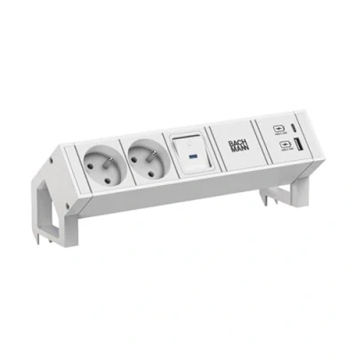 Afbeelding van Bachmann, Stekkerdoos, BACH contactdoosstrip (2 x, CEE 7/5, 7/3, 0.20 m)