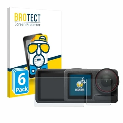 Afbeelding van BROTECT Screenprotector voor DJI Osmo Action 5 Pro Folie Beschermfolie matte (6 Stuks)