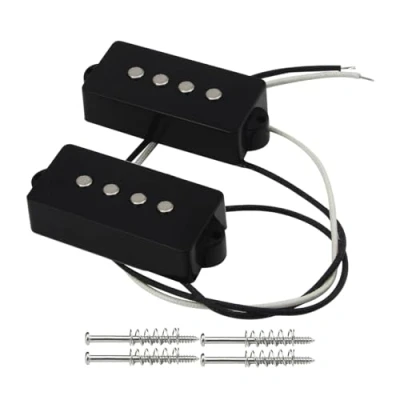Afbeelding van FLEOR Alnico 5 P Bass Pickups Humbucker Pickup voor 4 String Vervanging