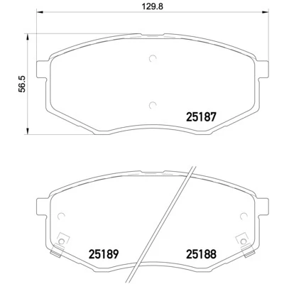 Afbeelding van Brembo Remblokset P 30 055X