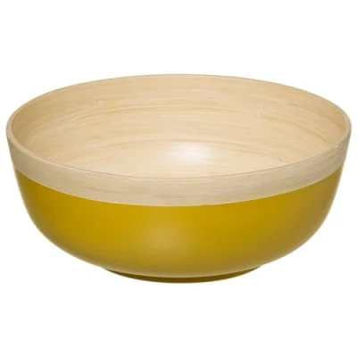 Afbeelding van Secret de Gourmet Slakom/serveer schaal Bamboe D30 cm Saladeschalen