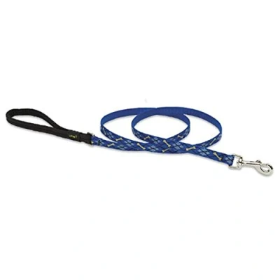 Afbeelding van Lupine Dapper Hondenpatroon Gewatteerde Handvat Hondenlijn, 1/2&quot;/6ft