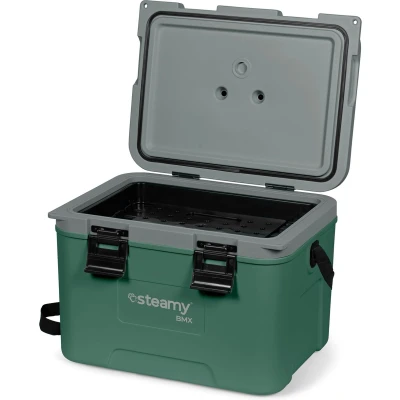 Afbeelding van Steamy BMX 21 liter Koelbox Green (met tray en divider)