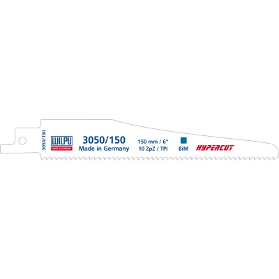 Afbeelding van Wilpu 3050/150 reciprozaagblad HYPERCUT (Bosch S920CF) 3 stuks