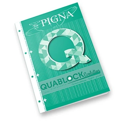 Afbeelding van Pigna 02112154M schrijfblok &amp; schrift A4 40 vel Meerkleurig