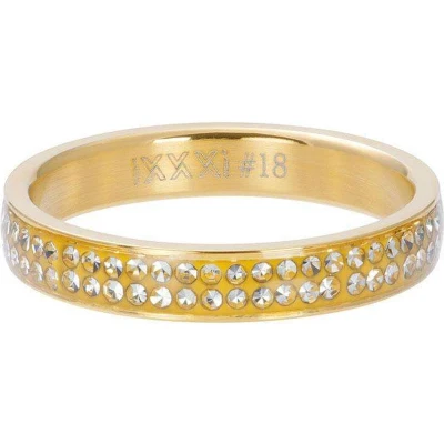 Afbeelding van Double zirconia iXXXi Vulring 4 mm 17 / Gold