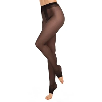 Afbeelding van GLAMORY toeless 20 panty zwart XL 48 50