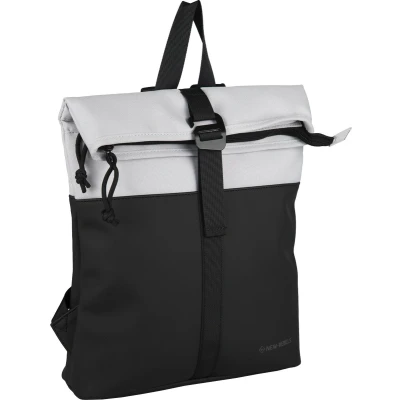 Afbeelding van New Rebels Backham Los Angeles Zwart 7L Rolltop Rugzak Waterafstotend