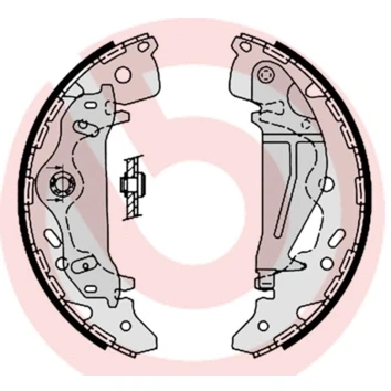 Afbeelding van Brembo Remschoen set S 30 521