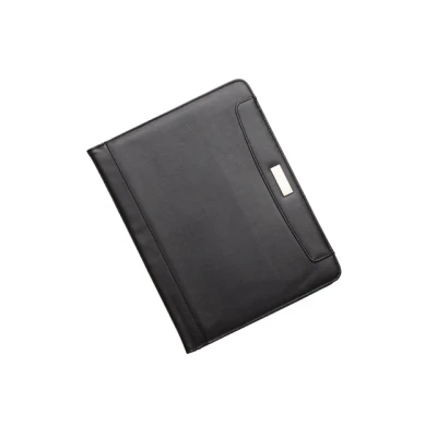 Afbeelding van Juscha Ju 96086 Schrijfmap Alassio Mares A4 Kunstleer Zwart Notablok Rekenmachine 33X26X2,5Cm