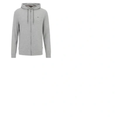 Afbeelding van Tommy Hilfiger Heren Fz Hoodie UM0UM03434, L/S Sweatshirt, Grijs, S, Grijs (lichtgrijs Heather), S