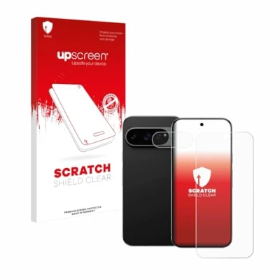 Afbeelding van upscreen Screenprotector voor Google Pixel 9 Pro (Voor+Camera) Folie Beschermfolie transparant