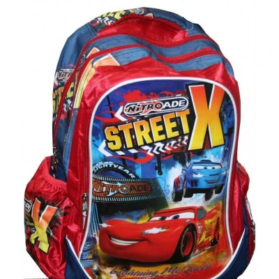 Afbeelding van Disney Cars Rugzak 46 cm hoogte 3 vakken A4 map formaat Kwalitatief Hoogwaardig model