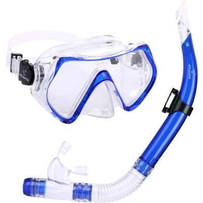 Afbeelding van Atlantis Hawaï Combo Snorkelset Blue Blauw Duikbrillen &amp; Snorkels