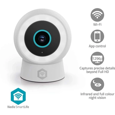 Afbeelding van SmartLife Camera voor Buiten Wi Fi Spotlight 3MP Full HD 1296p IP65 Cloud Opslag (optioneel) / microSD (niet inbegrepen) Onvif