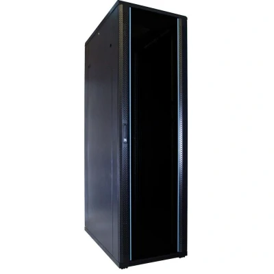 Afbeelding van DSIT 42U serverkast / serverbehuizing met glazen deur 600x1000x2000mm (BxDxH) 19 inch