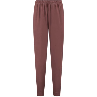 Afbeelding van Yumeko pyjamabroek dames jersey evening roze xl