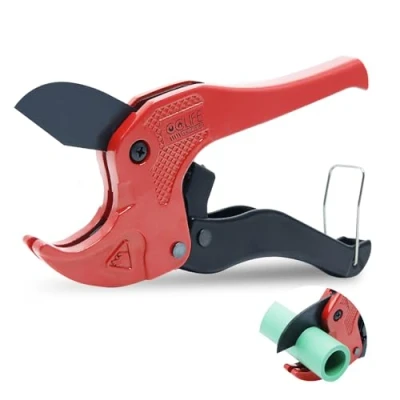 Afbeelding van CCLIFE pvc pijpsnijder voor kunststof buizen, met ratels 42/64mm PVC/PE/PP/PEX/PPR