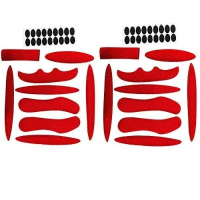 Afbeelding van 2 Set Helm Padding Kit Fiets Pad Universele Foam Pads voor Motorfiets Fietshelm