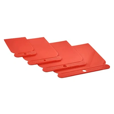 Afbeelding van 4 stuks kunststof schrapers