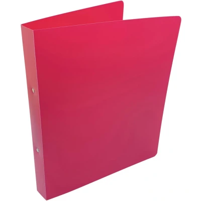 Afbeelding van Alpha ringmap, voor ft A4, uit PP, 2 ringen van 25 mm, roze ringmap