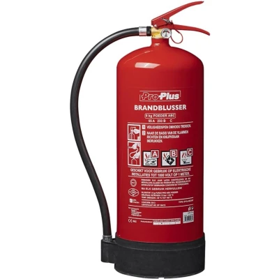 Afbeelding van Pro Plus Brandblusser 9kg ABC poeder NL + manometer