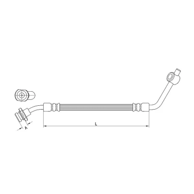 Afbeelding van METZGER 4112533 Remslang 410mm