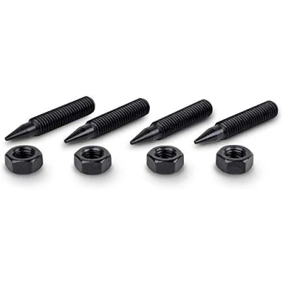 Afbeelding van PrecisionGeek Gezwart Staal Luidspreker Spikes/Boxen Spikes M6 L 35mm + Schroefmoer 4 stuks