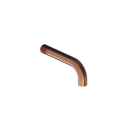 Afbeelding van HotBath Cobber Uitloop 15cm Geborsteld Koper PVD CB094 15BCP