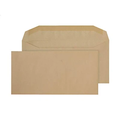 Afbeelding van Blake Puur dagelijks DL+ 121 x 235 mm 80 gsm gegomde mailer enveloppen (1004) Manilla Pack van 1000